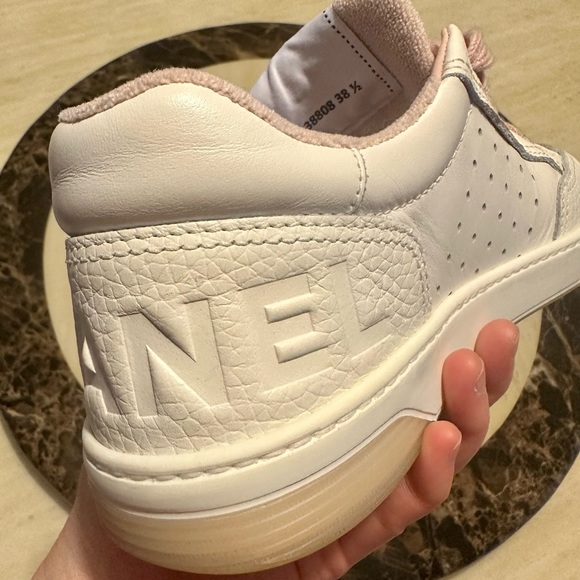 Auth Chanel 22P Pink Panda Sneakers in Size 38.5 - Picture 7 of 10